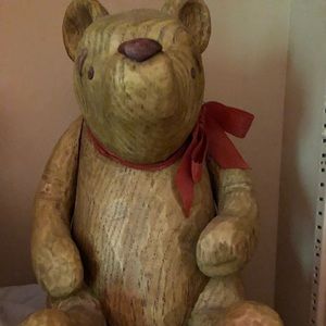 Wooden Pooh with movable limbs